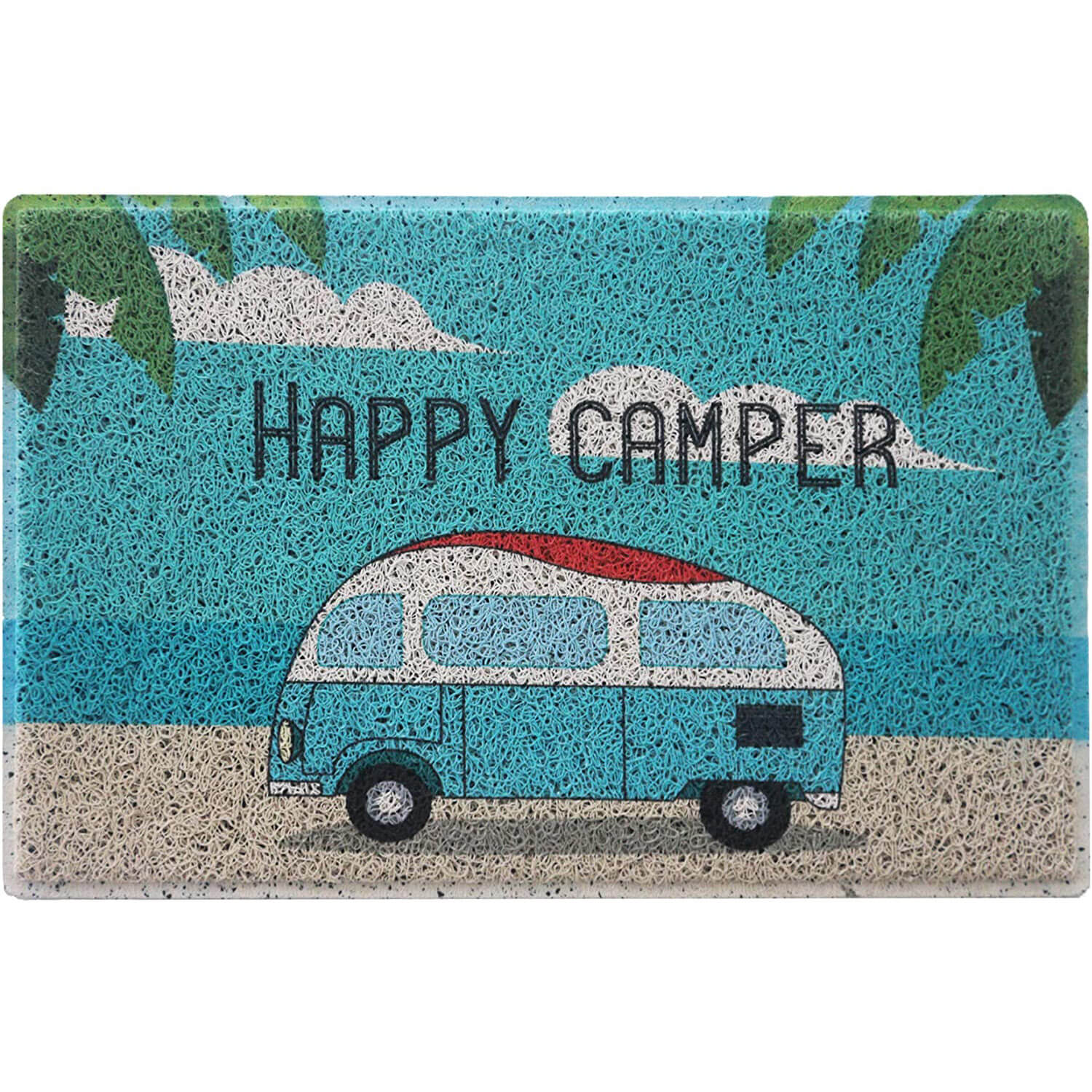 Happy Camper Coir Doormat –
