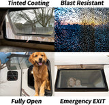 RV Murts Replacement RV Windows, 30" W x 20" H DOT Certification Qualified EXIT RV Windows,1-3/4’’ Wall Thickness w/Trim Ring